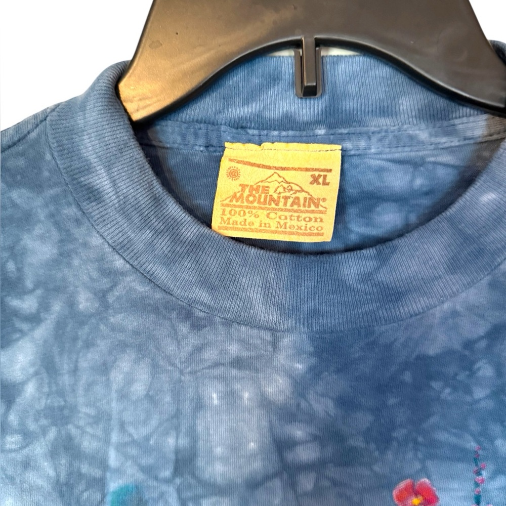 Vintage The Mountain Goldfinch Bird Tee XL Wanda Munn USA - Picture 8 of 8